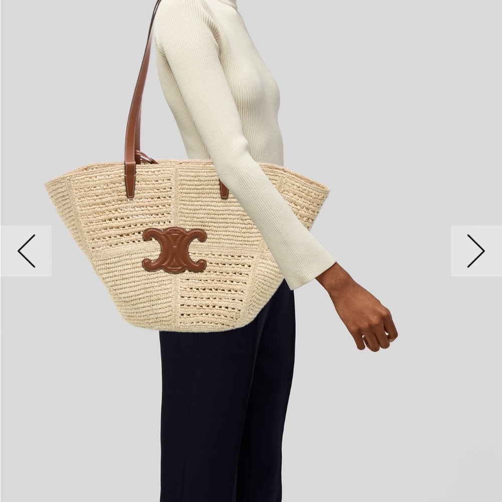 Celine Woven Panier 2025 large Bag - Picture 3 of 8